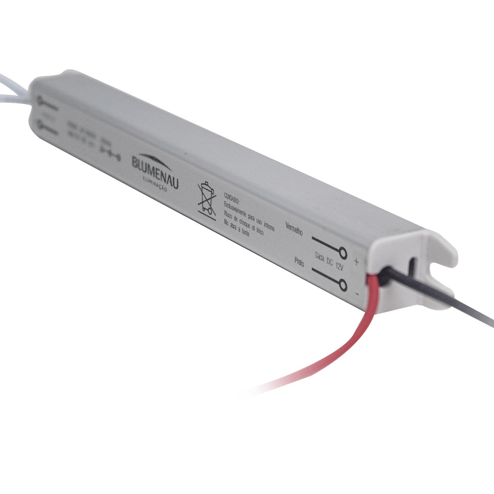 Fonte 12v/2a P/fita led 24w Blumenau