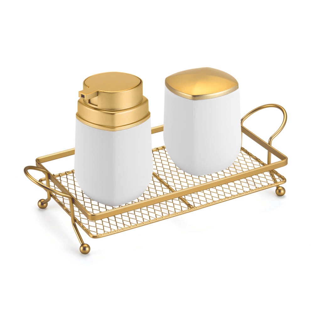 Bandeja de Bancada Dourado Arthi