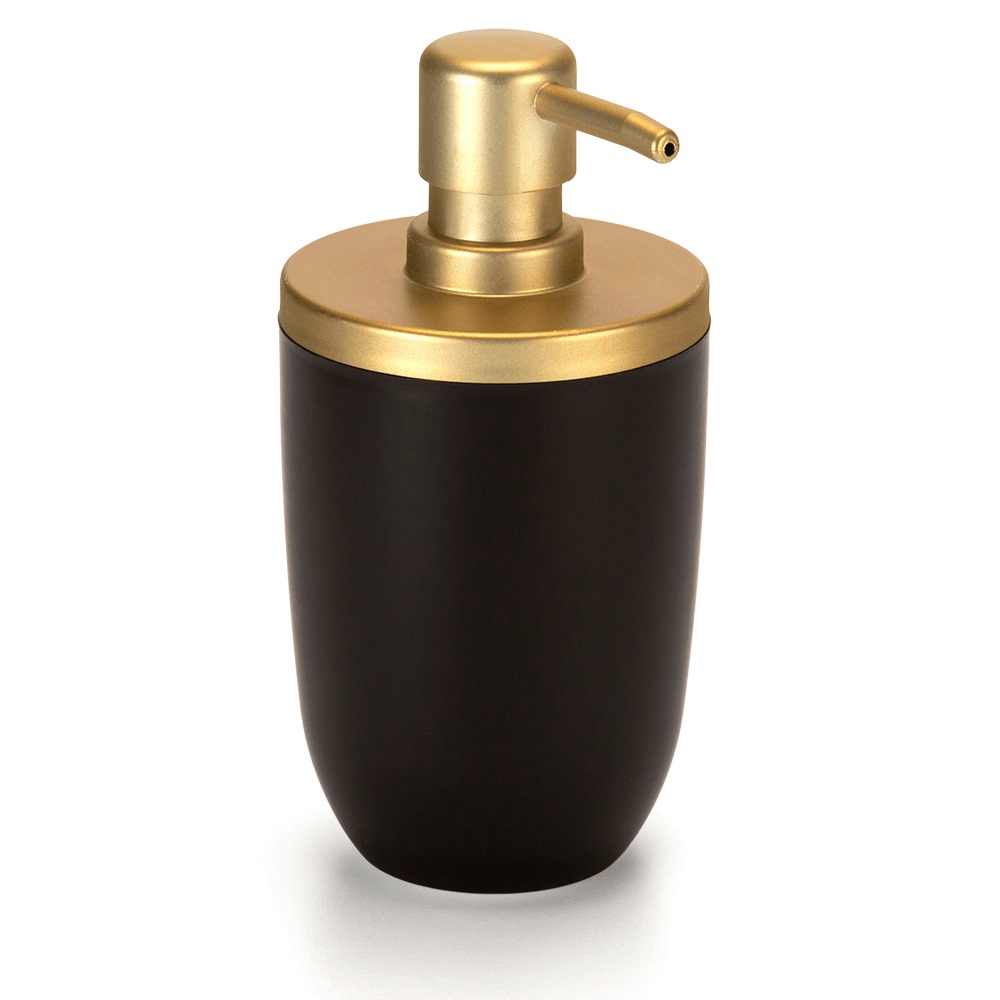 Porta Sabonete Liquido Preto/dr 500ml