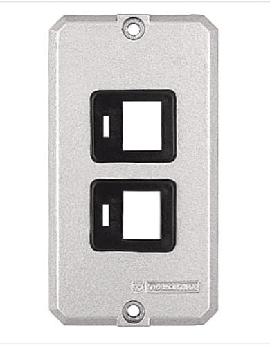 Tampa S/acessorio p/2 Tomadas Rj45 3/4