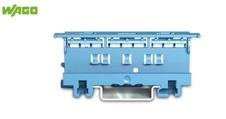 Suporte P/conector 6mm Azul Wago