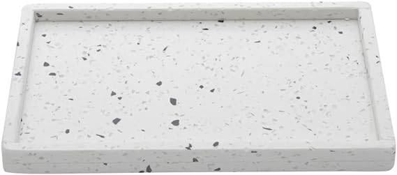 Bandeja de Marmore Terrazzo 27x17x2cm