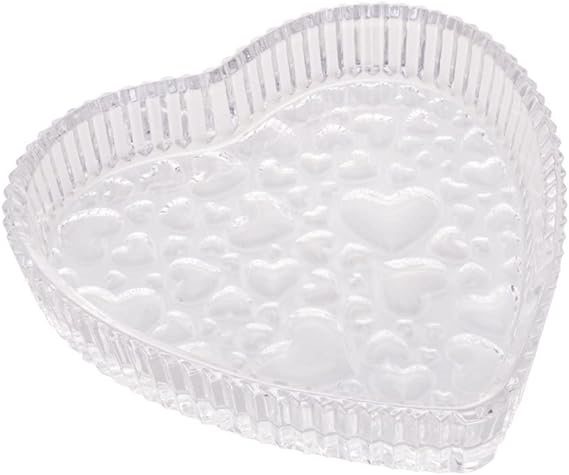 Petisqueira Cristal Coracao 18,5x3,5cm