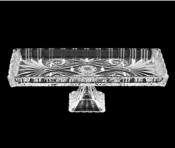 Travessa Cristal Dragon 34x15x10,5cm lyo