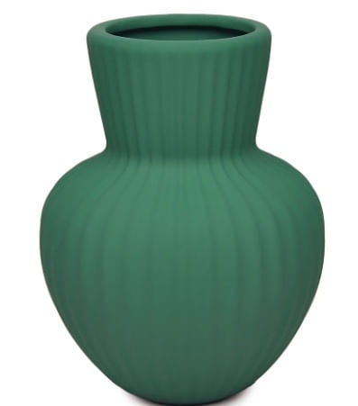 Vaso de Ceramica Verde 17x13cm
