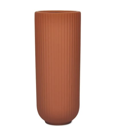 Vaso em Ceramica Chanfrada 29x12cm