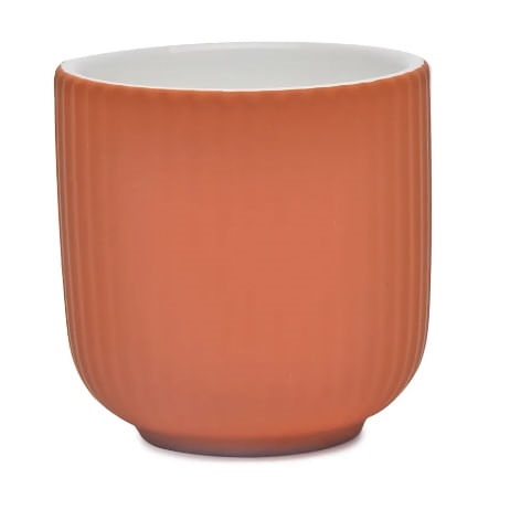 Vaso Baixo em Ceramica Chanfrada 9x9cm