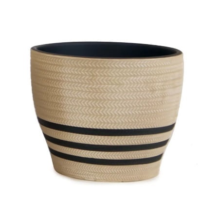 Vaso de Ceramica Mrr/crm 10x12cm