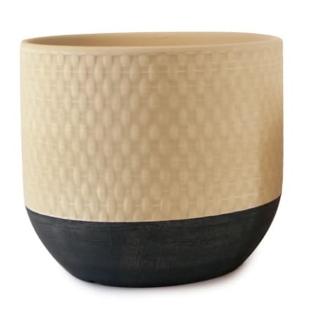 Vaso de Ceramica Mrr/pt 15x17cm