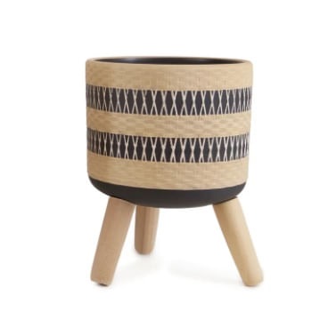 Vaso de Ceramica Mrr/cze 16x12cm