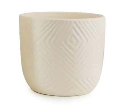 Vaso de Ceramica crm 12x14cm