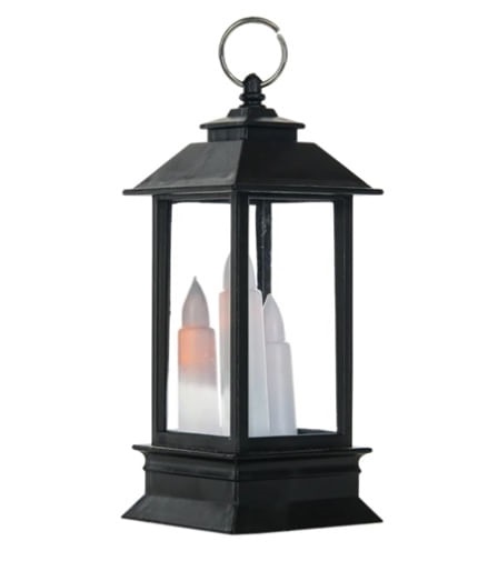 Lanterna led c/3 Velas Preto 3lr44