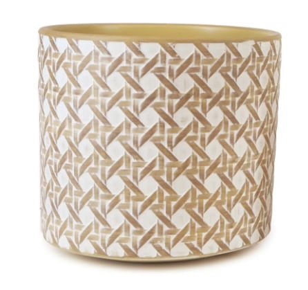 Vaso de Ceramica Mr/bc 15x17cm