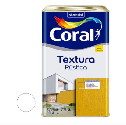 Textura Rustica Fosca Branca 22kg  - Coral
