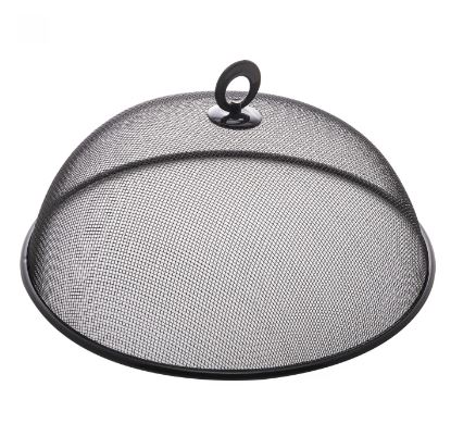 Tela Protetora para Alimentos de Metal Preta 35x13cm - Lyor
