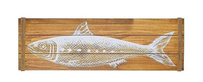 Quadro Marrom Peixe Xi-54 b