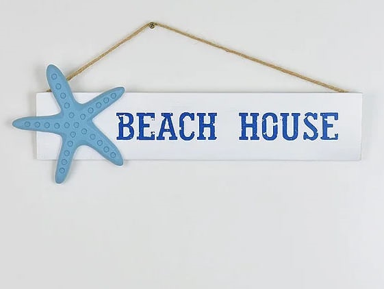 Placa Beach House Estrela Xi-73