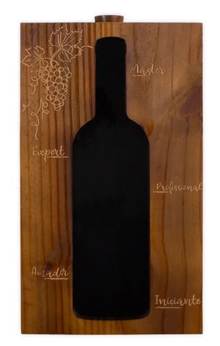 Porta Rolhas Garrafa Experiencia