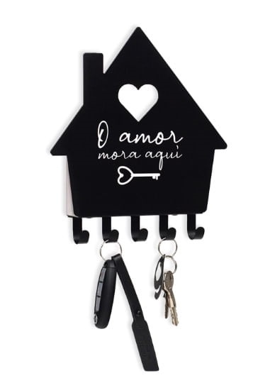Porta-chaves de aco o Amor
