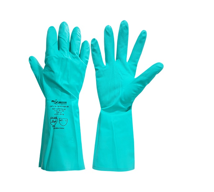 Luva Nitritex 90 Verde Plastcor