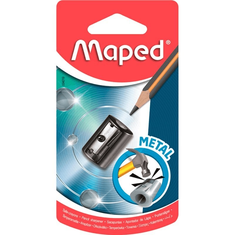 Apontador Metal Satellite 1 Furo Maped