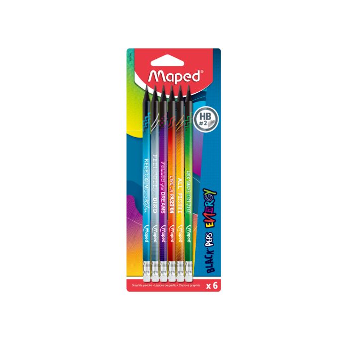 Lapis Grafite hb Blackpe Energy 6und map