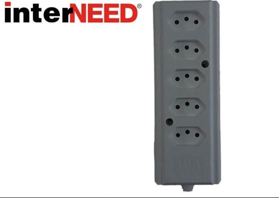 Tomada bar 5 Quintupla 2p+t 10a pt Inter