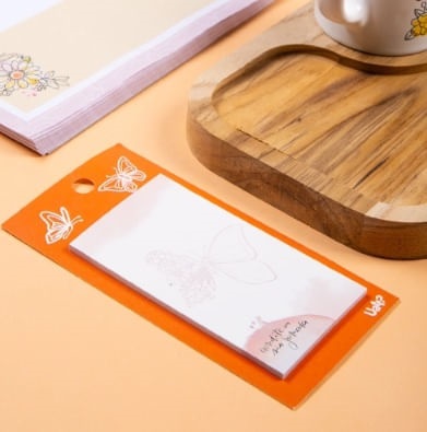 Notas Adesivas Retangular Sobre Voar