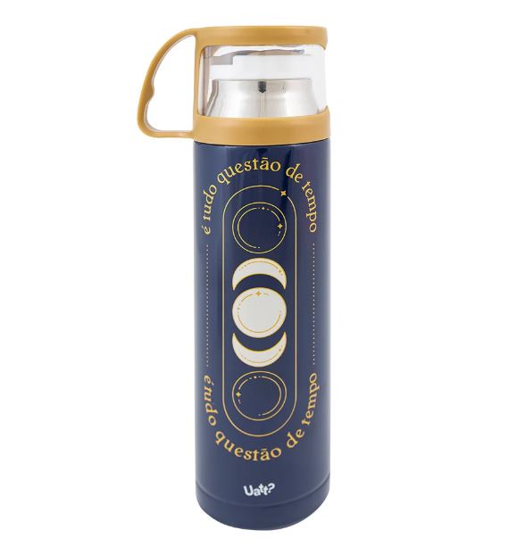 Garrafa Térmica com Caneca ”Meu Espaço” - Uatt