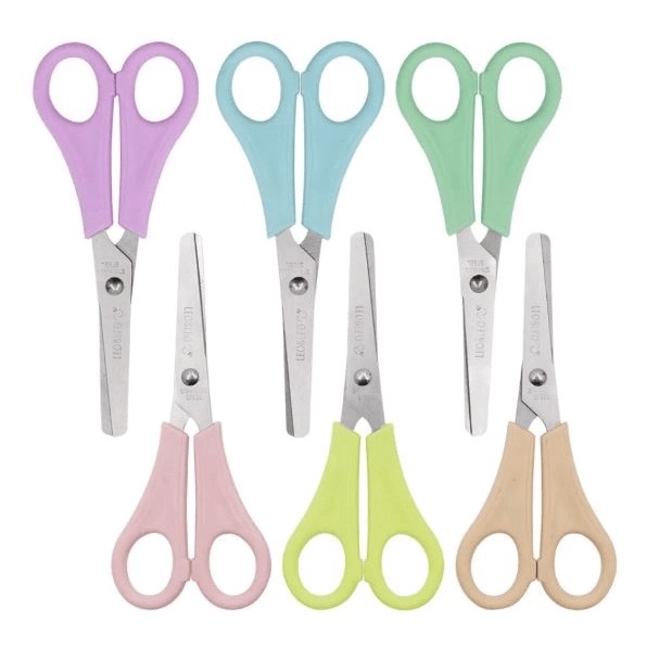 Tesoura Escolar Plus Pastel Trend leo