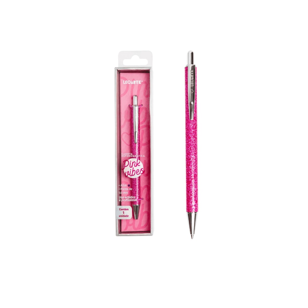 Caneta Premium Pink Vibes leo Arte