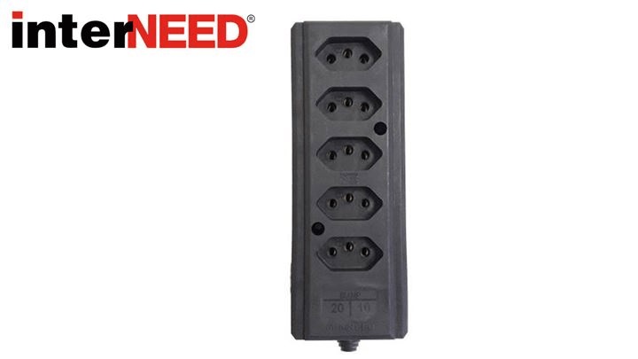 Tomada em Barra Hercules 2p+t 5 tom 10a