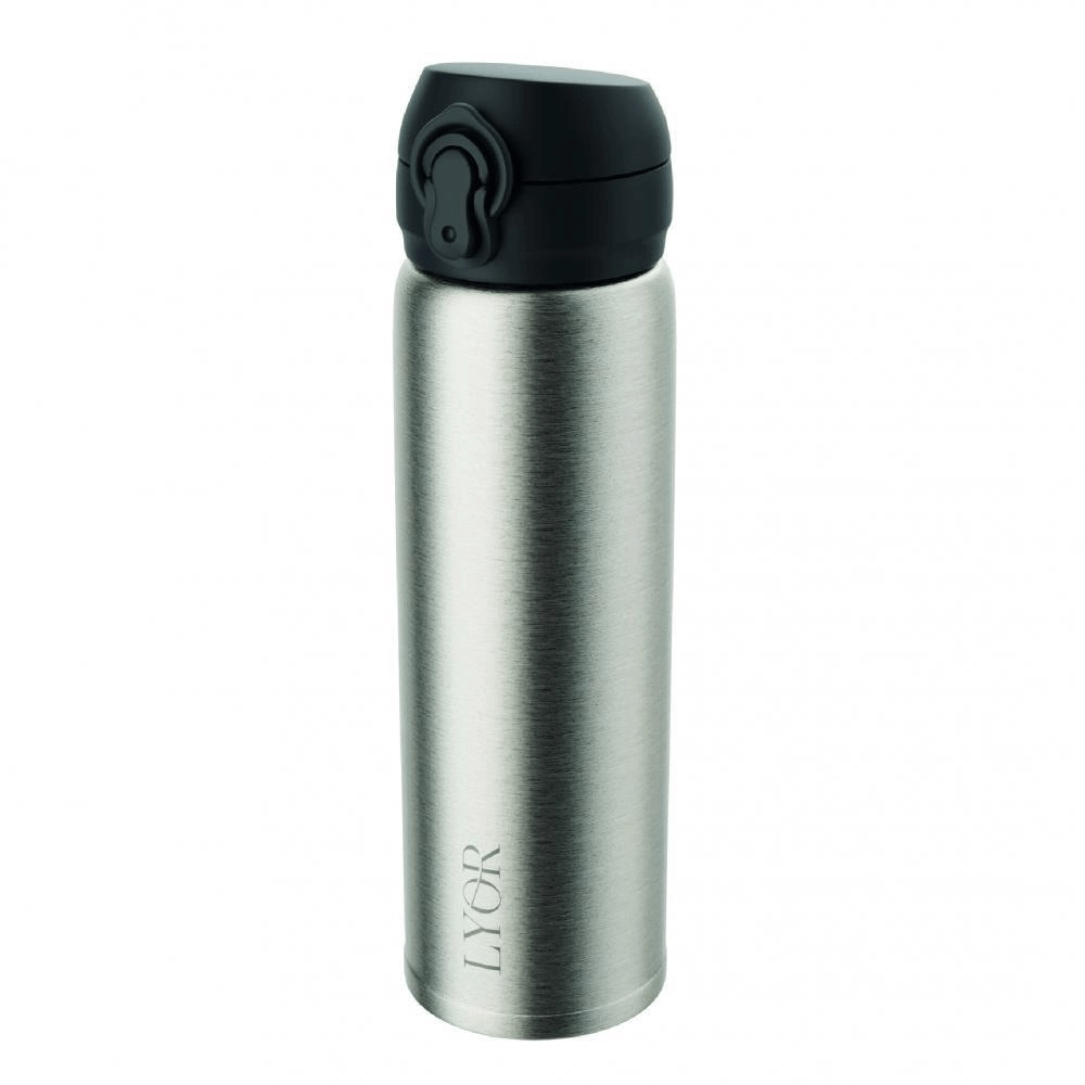 Garrafa Term Dupl Inox C/tamp Flip 410ml