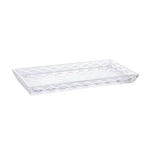 Travessa Cristal Diamon 28,5x14,5x2cm ly