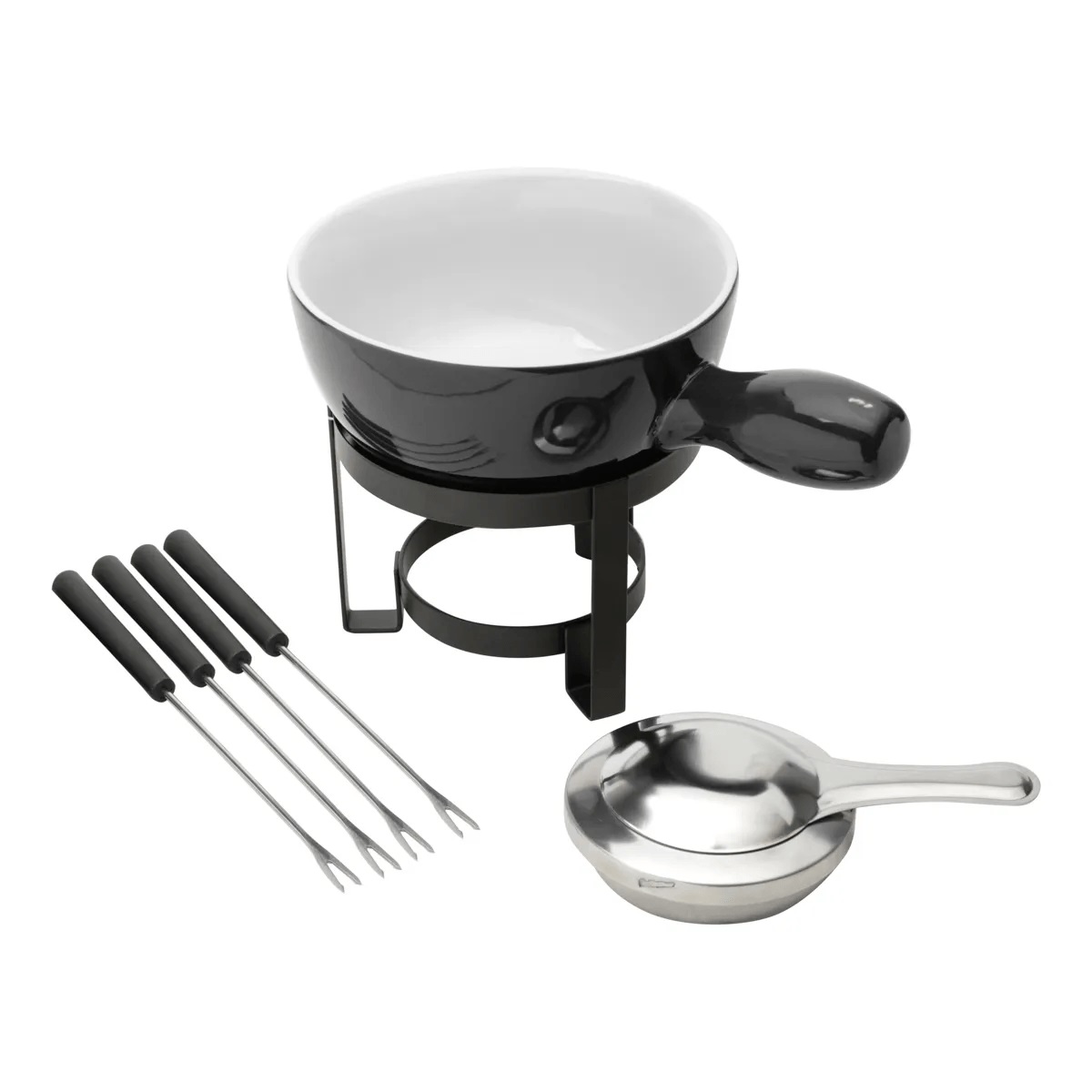 Aparelho de Fundue P/queij 8 pc Preto ly