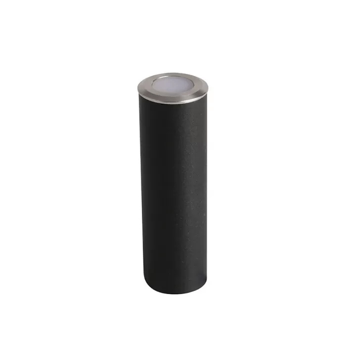 Embutido Nano Inox Preto 0,5w 3000k Blum