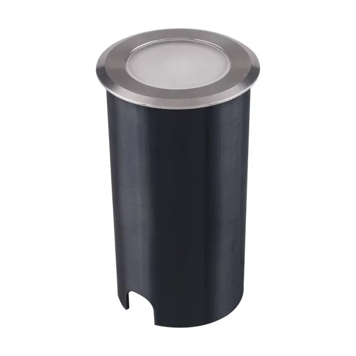 Embutido Solo Slim Inox pt 1w 3000k Blum