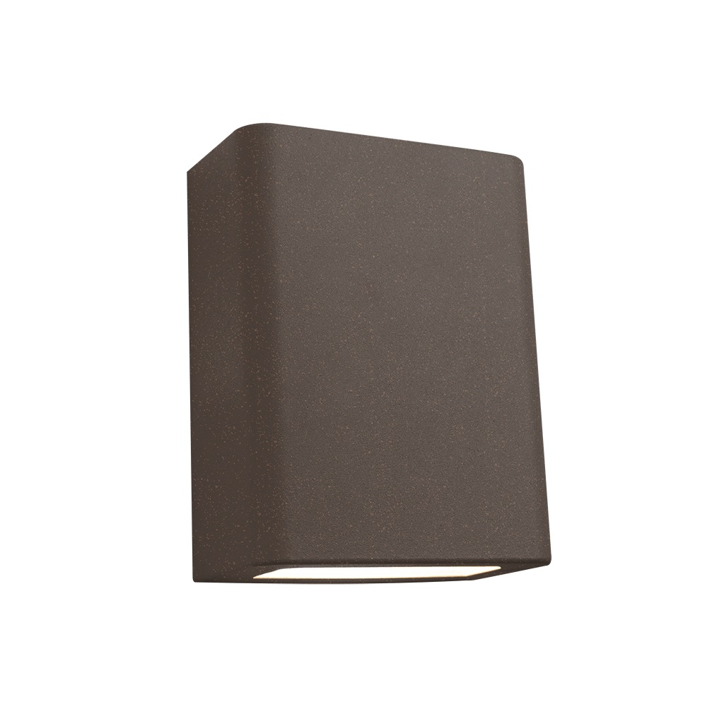 Arandela Fussen fec 10x13cm Marrom g blu