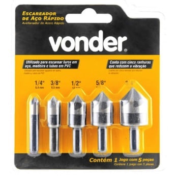 Jg Escareador ar 1/4''-3/4'' jg C/5pc vo