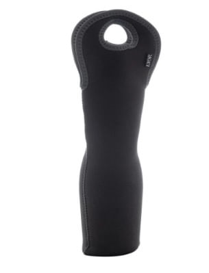 Bolsa Térmica em Neoprene para 1 Garrafa de Vinho Preta 38x12cm - Lyor