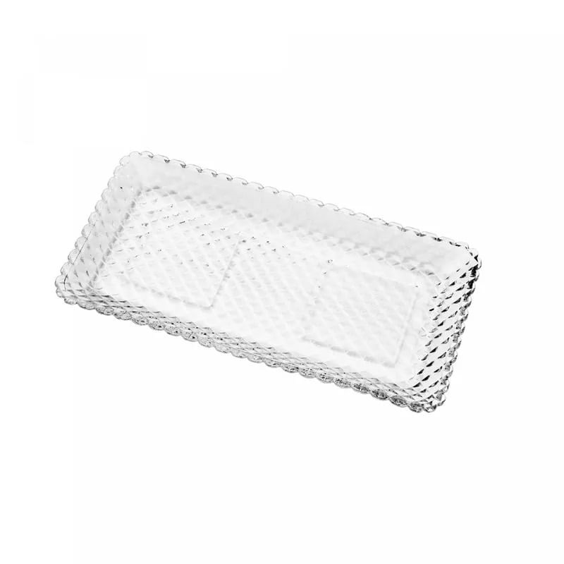 Travessa Cristal Diamant 25x13x02cm Lyor
