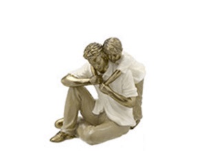 Pai e Filho no Colo Decorativa