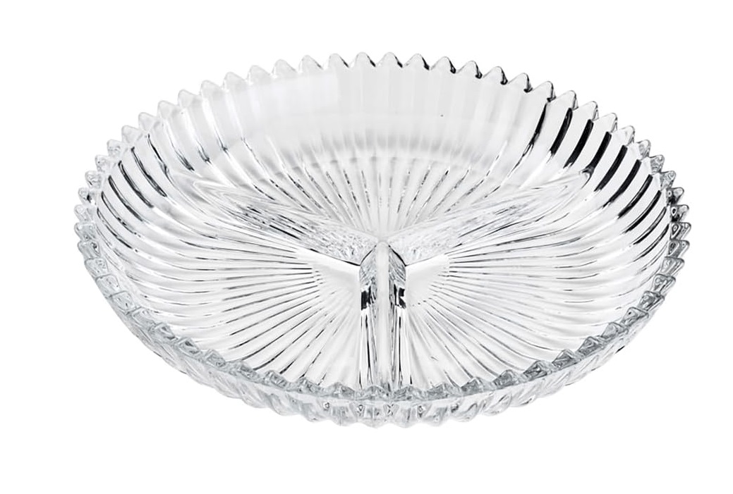 Petisqueira Cristal 3 div Renais 22x3,5