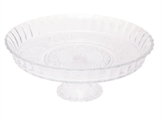 Prato de Bolo C/pe Angel Lyor 30cm Lyor