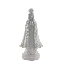 Enfeite Nossa sra Aparecida C/perol19x11