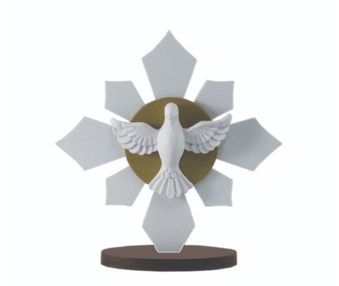 Enfeite de Mesa Espirito Santo 12x11,5