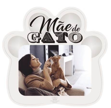 Porta Retrato mae de Gato 19,5x20 Zenir
