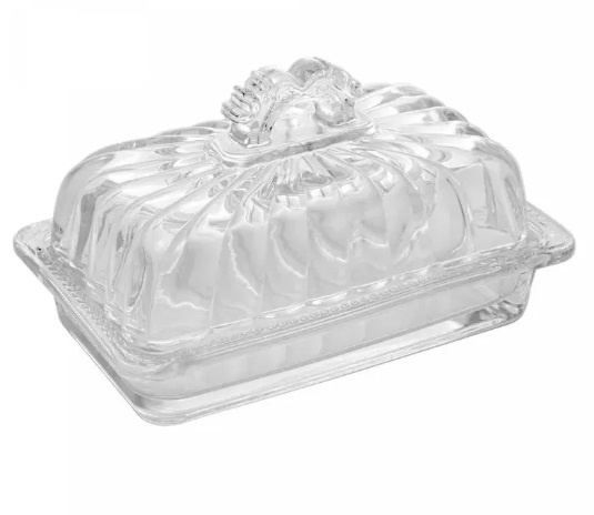 Manteigueira de Cristal Imper 17,5cm lyo