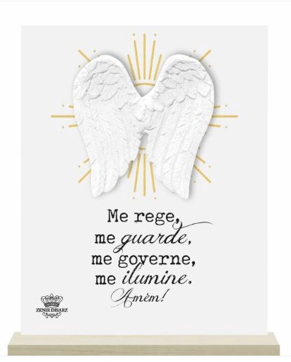 Enfeite de Mesa Apliq Asas me Regue Zeni