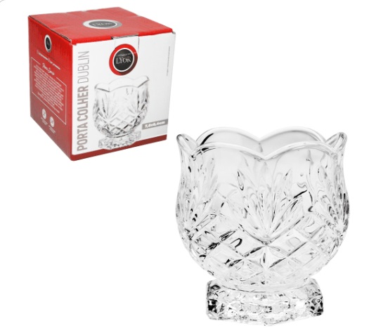 Porta Colher Cristal Dublin 7,8cmx8,4cm